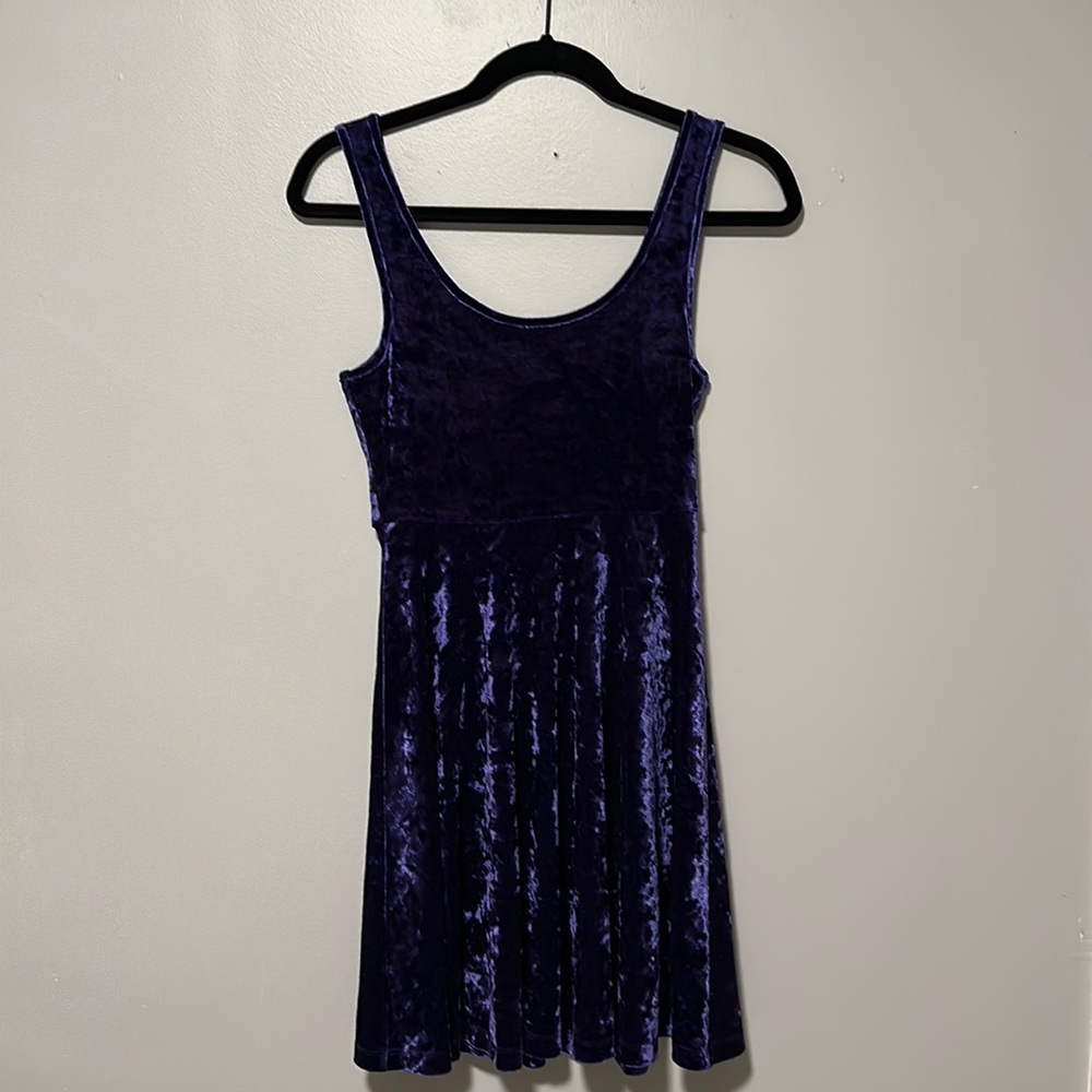 Velvet Purple Dress (with tags)